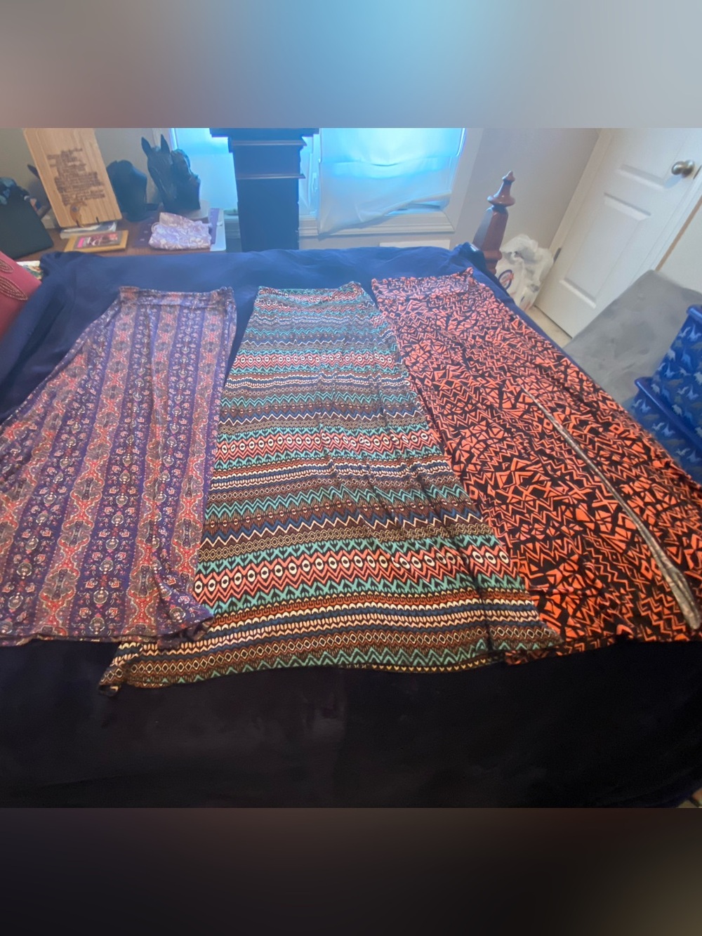 Living Doll Maxi Skirts Size Large.  Lot of 3